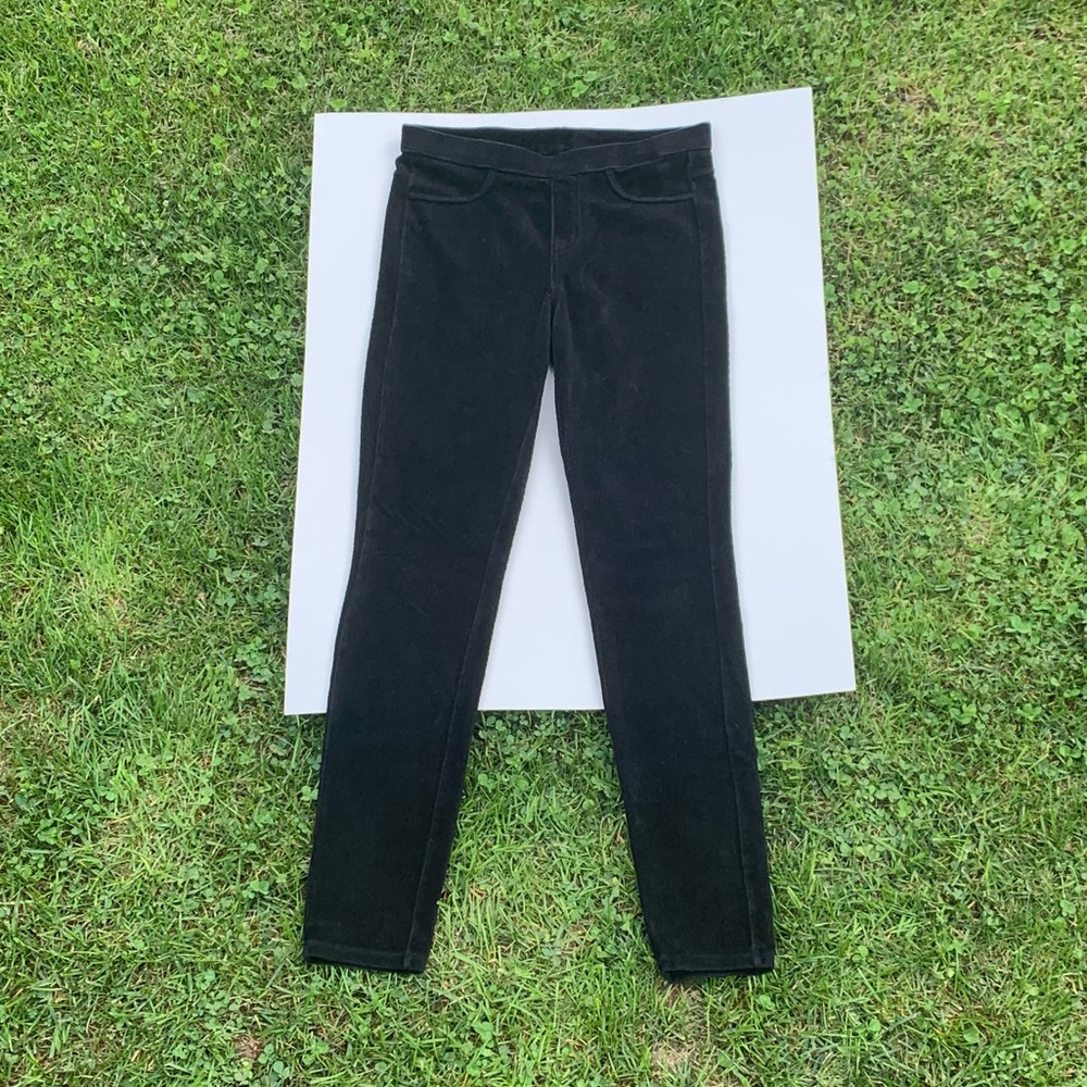 🖤 [2/$25] UNIQLO WOMEN'S BLACK CORDUROY JEGGING PULL ON STRETCH PANTS 🖤